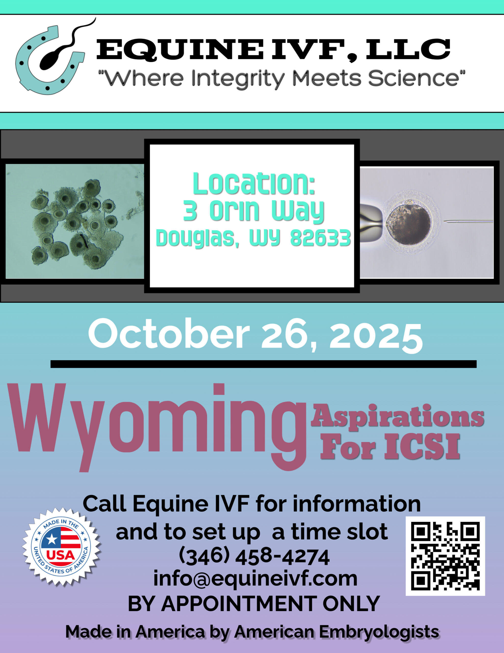 Equine IVF Flyer- Wyoming Equine IVF Flyer- Wyoming